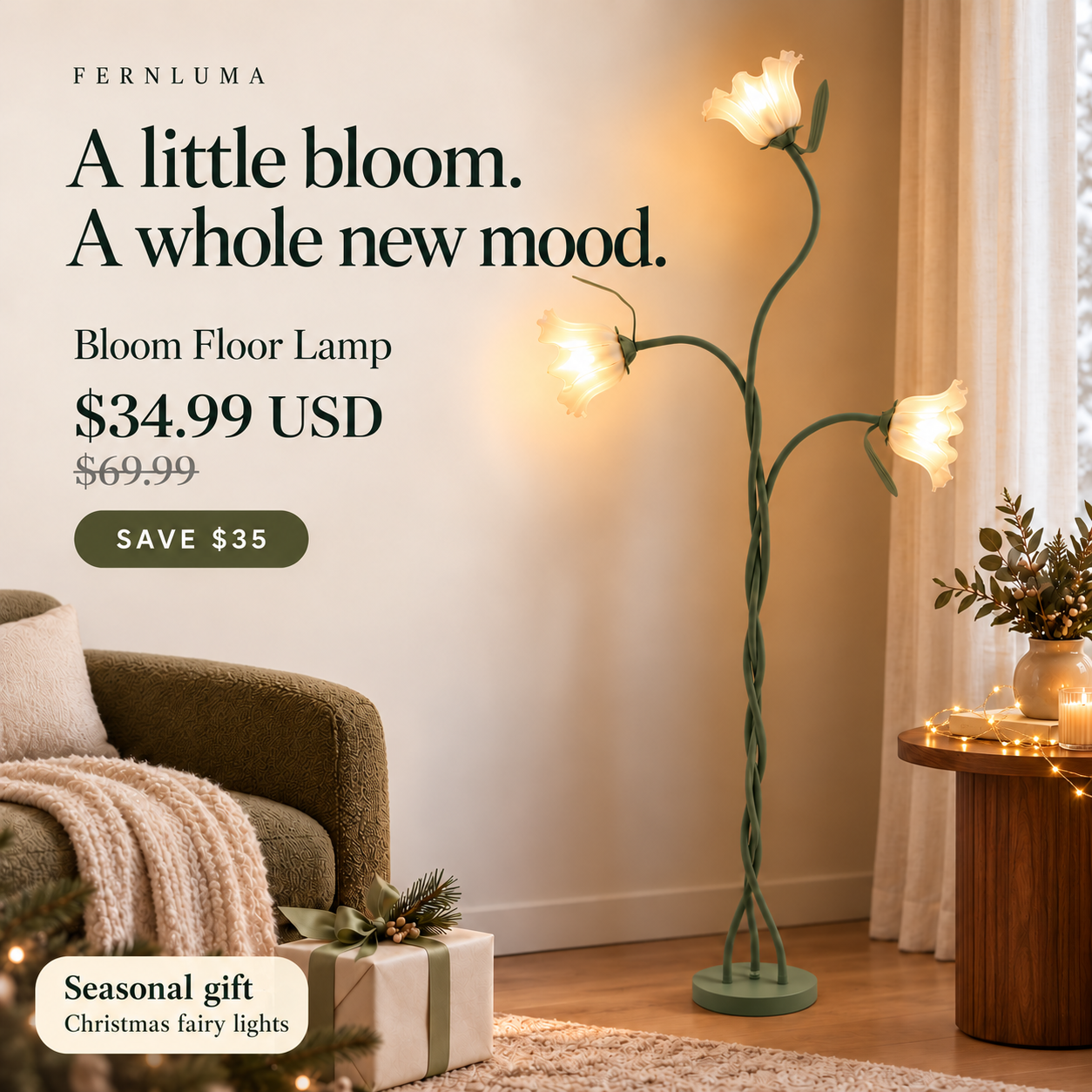 Bloom Flower Floor Lamp