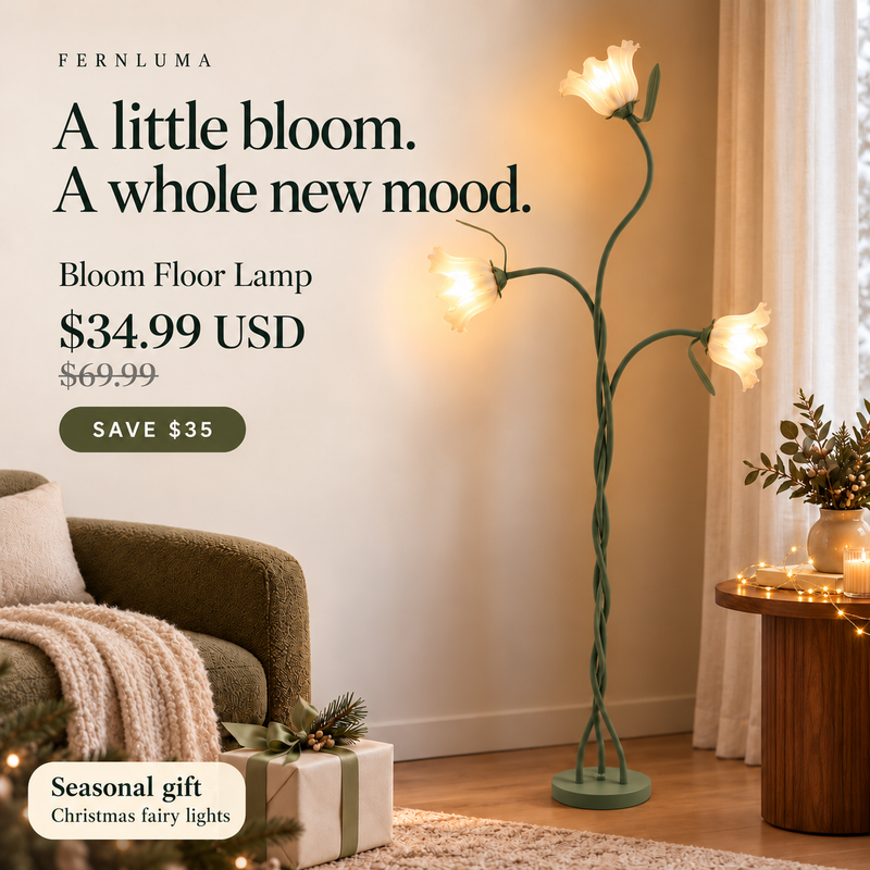 A little bloom. A whole new mood.